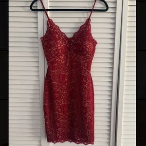 Red Lace Dress